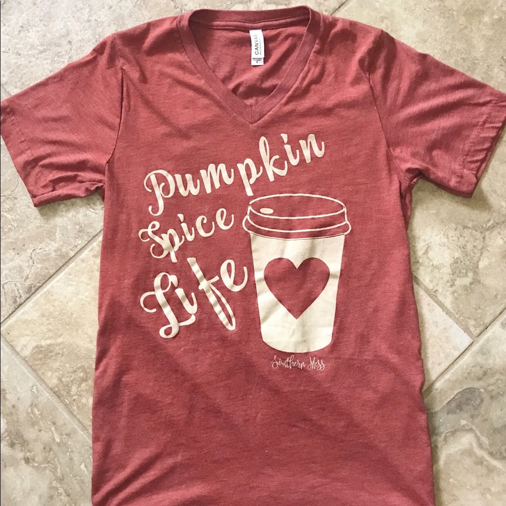 Pumpkin spice life V-neck